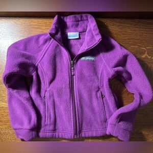 Columbia Kids Purple Fleece Jacket~Size XXS (4-5)
